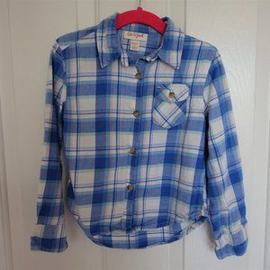 Cat & Jack | Girls Plaid Button-up Shirt